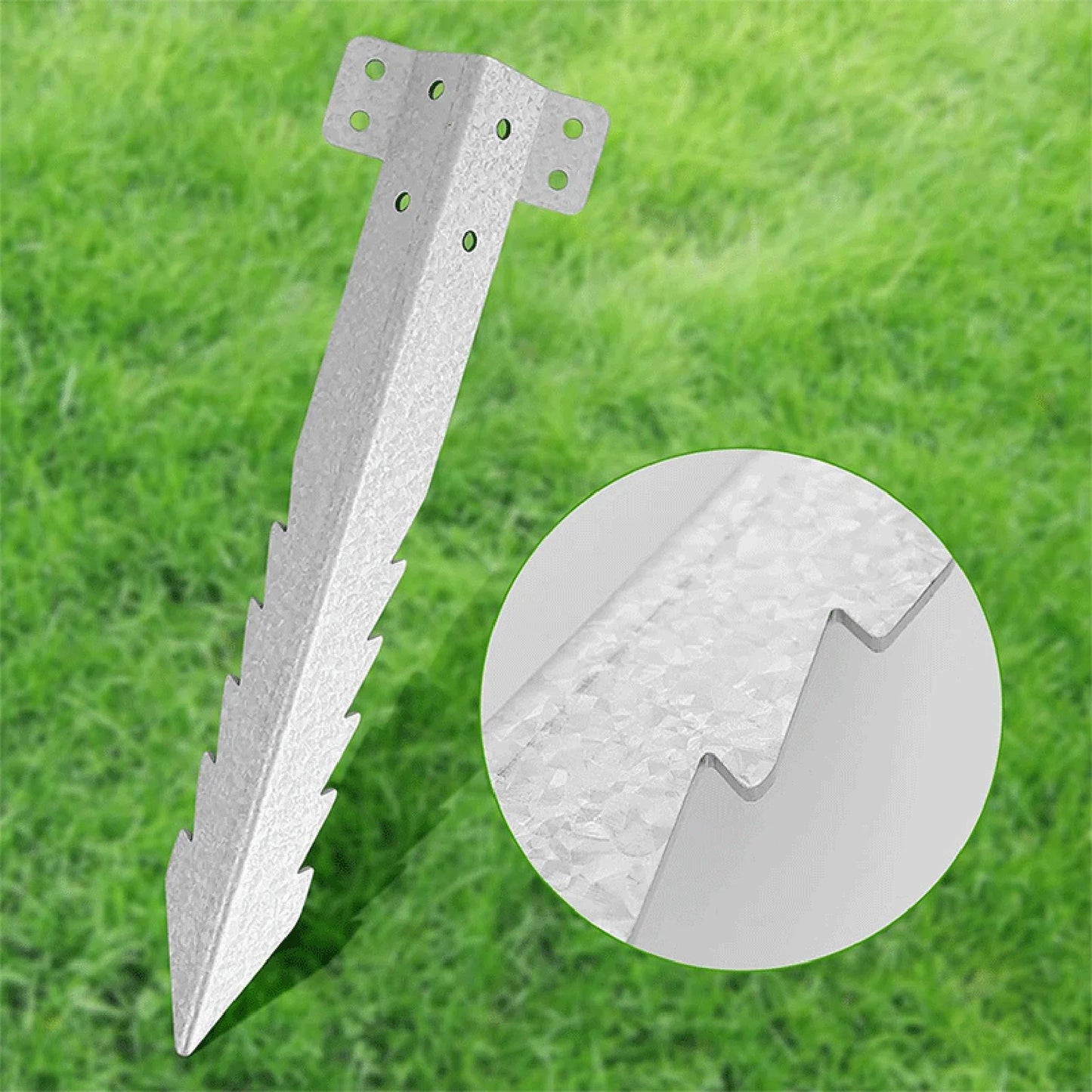 Rust Resistant Metal Fence Post Supports For Garden Edging