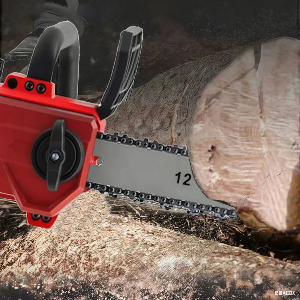 Milwaukee 12 Inch Brushless Chain Saw Cordless Electric Trimming Chain Saw Garden Woodworking Cutter for Logging and Trimming