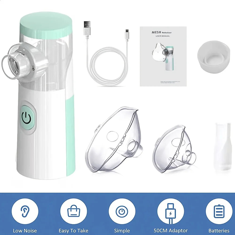 Portable Nebulizer with Delicate, Efficient Atomization - Comfortable to Use, Featuring a High-Value Refined Design, Reusable, and Complete with Multiple Components, Nebulizer for Asthma, Nebulizer Machine for, Portable Nebul