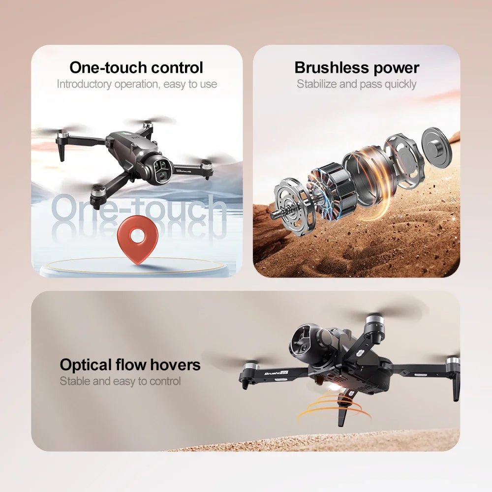 Xiaomi M7 GPS Drone 8K  Aerial HD Dual Camera Intelligent Opstacle Avoidance Brushless Power Screen Remote Control GPS Drone