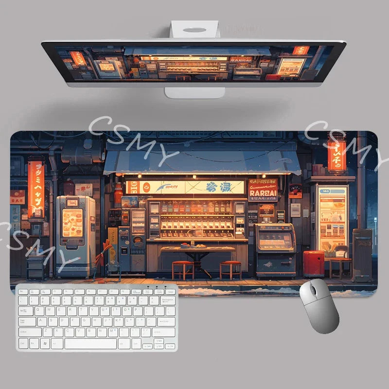ftvae Computer Mouse Pad Gamer Japan Aesthetics Desk Mat Office Accessories Pc Cabinet Mousepad Keyboard Gaming Mats Xxl Large M