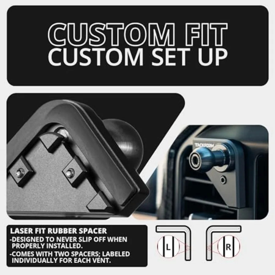 Link Vent Mount Magnetic Wireless Charging Phone Holder - Compatible with MagSafe '21-'25 Ford F150 and Raptor '23-'25 Ford Sup