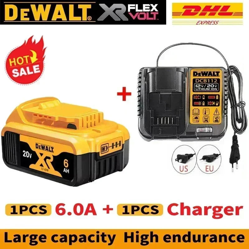 New 100% Original Dewalt 9.0Ah 20V/60V Power Tool Battery DCB206 DCB206 DCB205 DCB200 DCB203 For Dewalt power tool