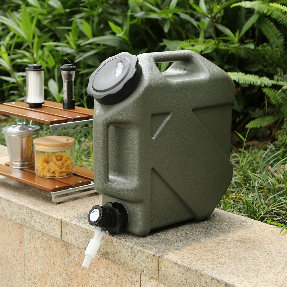 Outdoor Water Bin Camping Bucket With Detachable Faucet