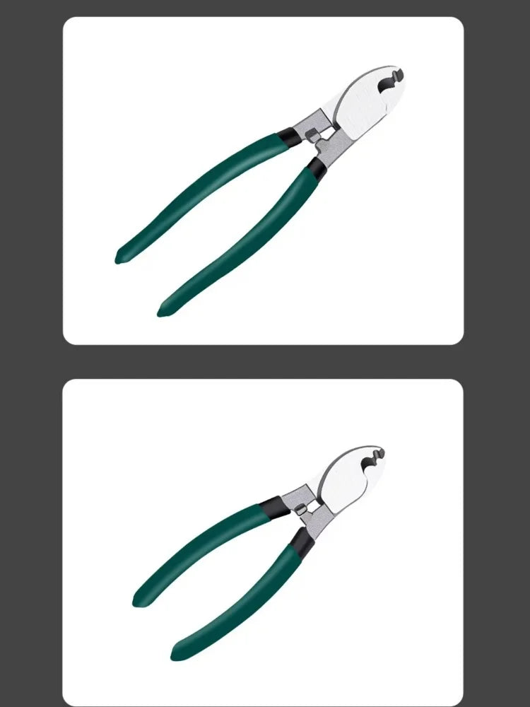 6/8/10Inch Wire Stripper Multifunctional Non-Slip Wire Cable Cutter Mechanical Electrician Professional Pliers DIY Hand Tools