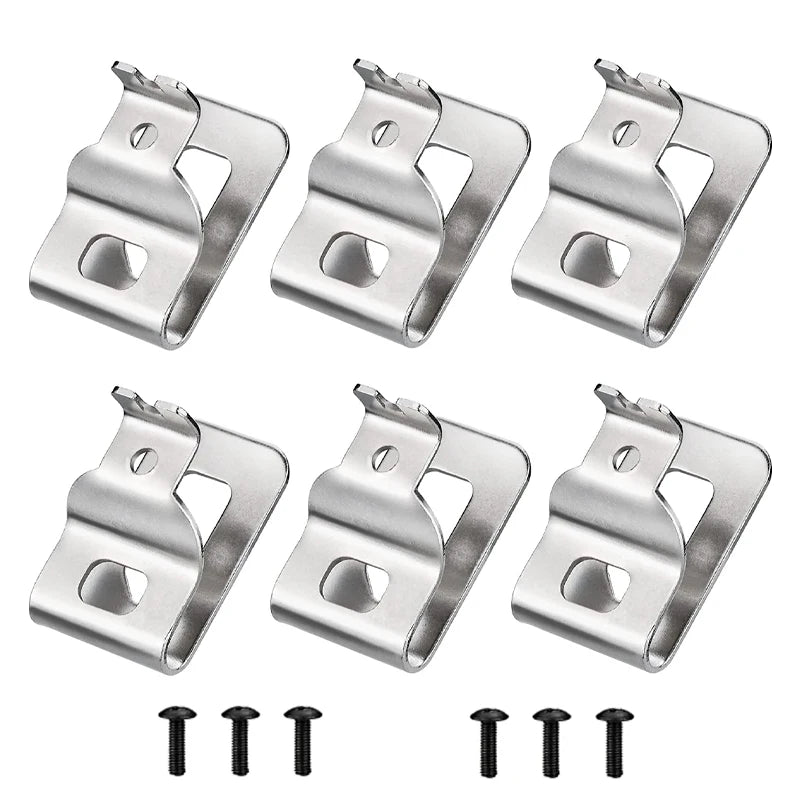 6PCS Belt Clip Hook for Dewalt 20V Drill Driver N268241 N169778 N086039 DCD980 DCD985 Power Tools Accessories