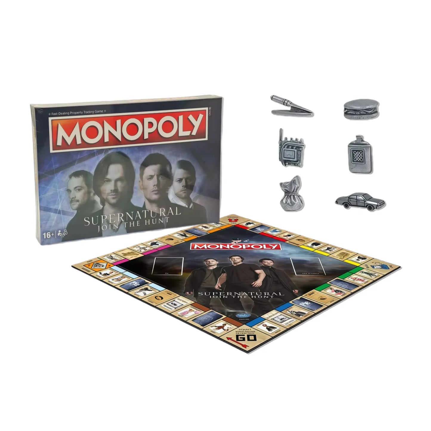 Hasbro Monopoly Supernatural Join The Hunt Edition Property Trading Board Game for 2-6 Players