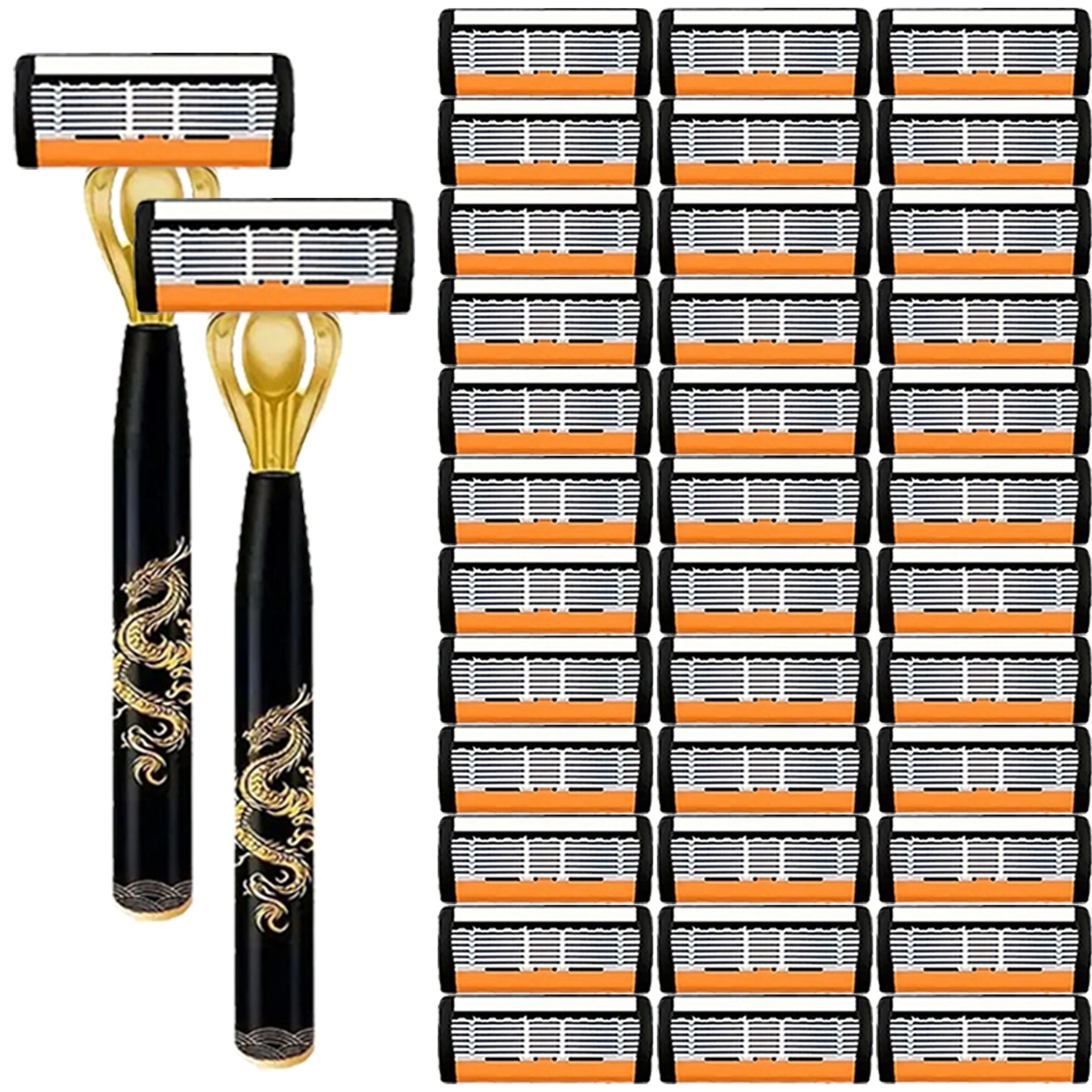 Men's safety razor, anti-slip handle, sharp and smooth blades, a must-have for safe and painless shaving for men