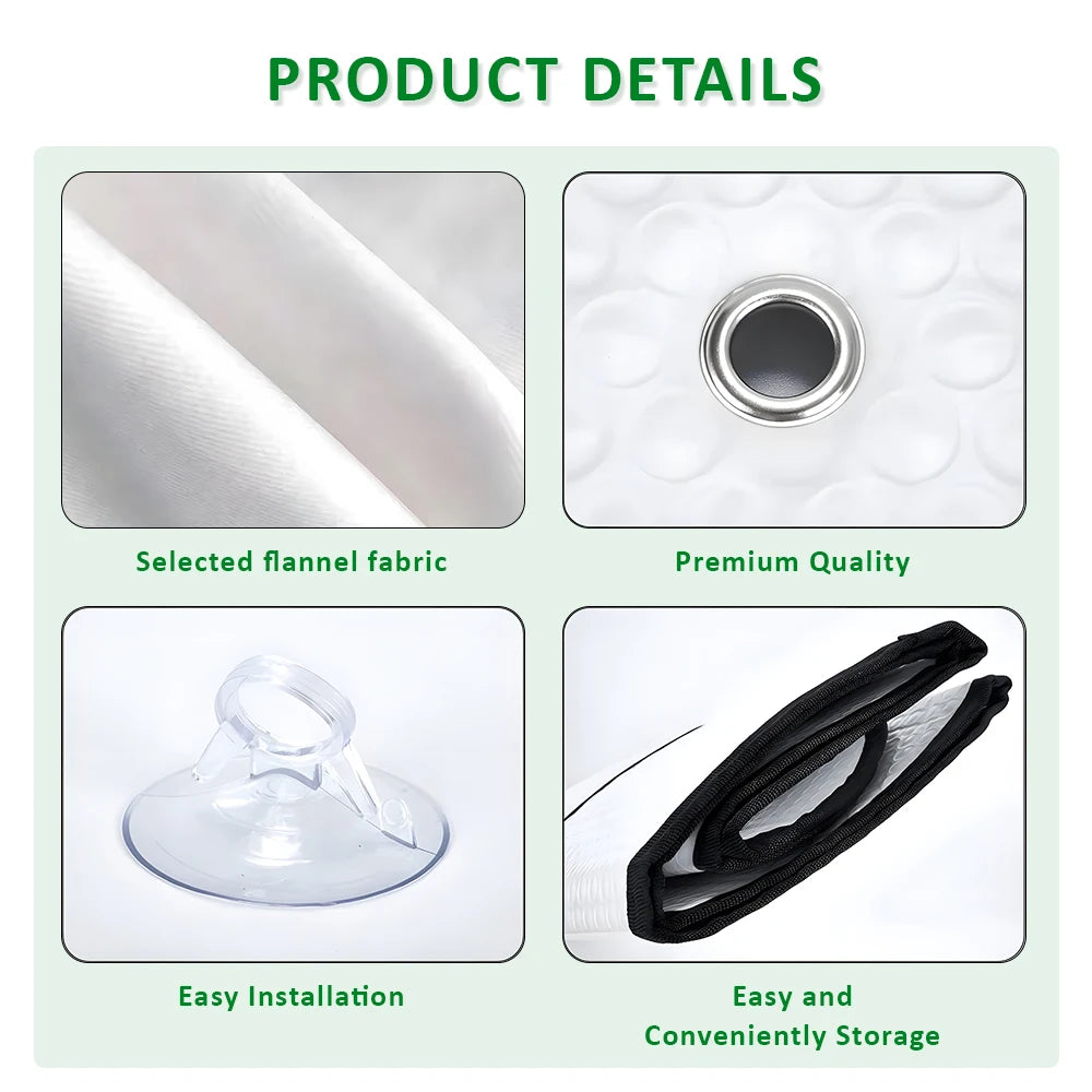 Fatigue Eye Sun Visor Reusable Aluminum Foil UV Protector Heat Car Sunshades Five-Layer Insulation Windshield