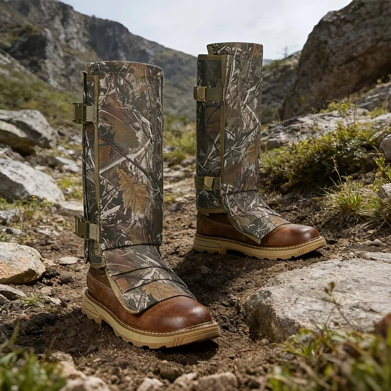 Snake Proof Gaiters Snake Gaiters Waterproof Snake Bite Protection Leg Guards, Adjustable Anti-Abrasion Outdoor Gaiters for M
