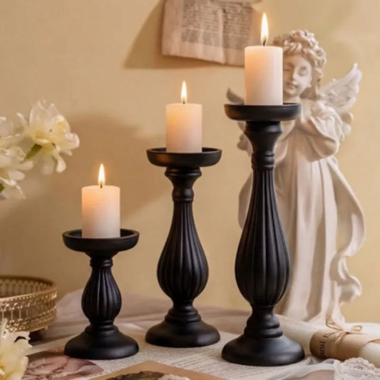 Rustic Wooden Wall Mounted Candle Holder For Home Decor