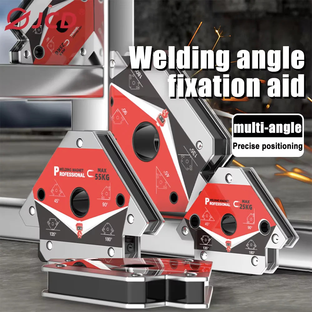 25KG/55KG/75KG Magnetic Welding Holders Strong Magnetics Welding Positioner Holder Practical Welding Fixing Angle Locator Tools