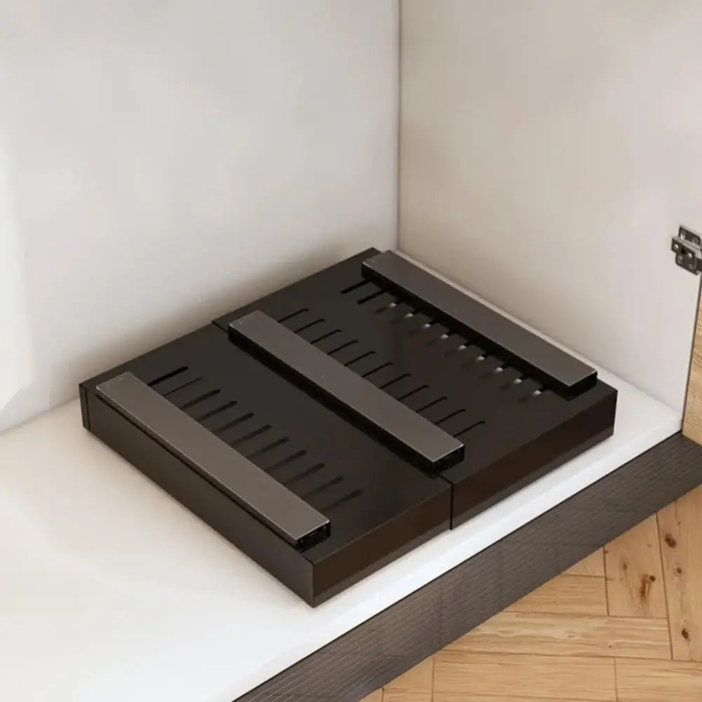 Garvee Expandable Pull Out Storage Tray Kitchen Sliding Cabinet Shelf With Adhesive Cabinet Drawer Spice Rack Bowl Dish Shelf Pantry Kitchen Organizer