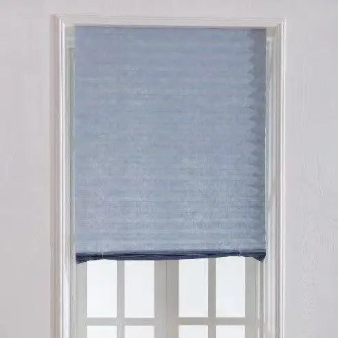 Cordless Pleated Fabric Window Blind For Room Darkening