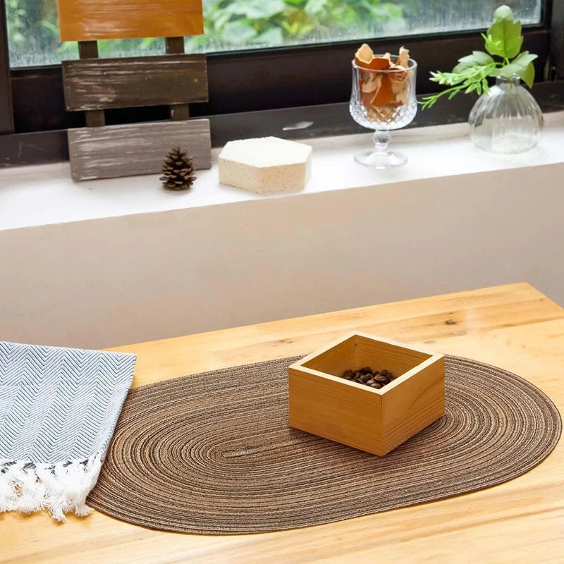 Eco Friendly Braided Placemats For Stylish Dining Tables