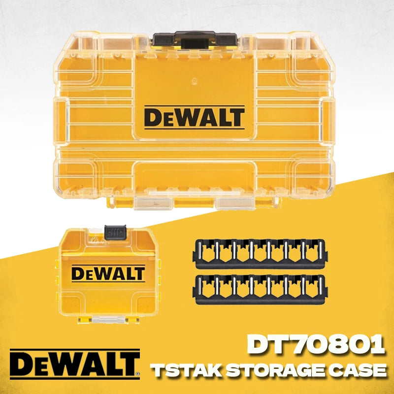 DEWALT TSTAK Tough Storage Case Screwdriver Bit Parts Storage Box DT70800 DT70801 DT70803 DWAN2190 DT70839 DT70716