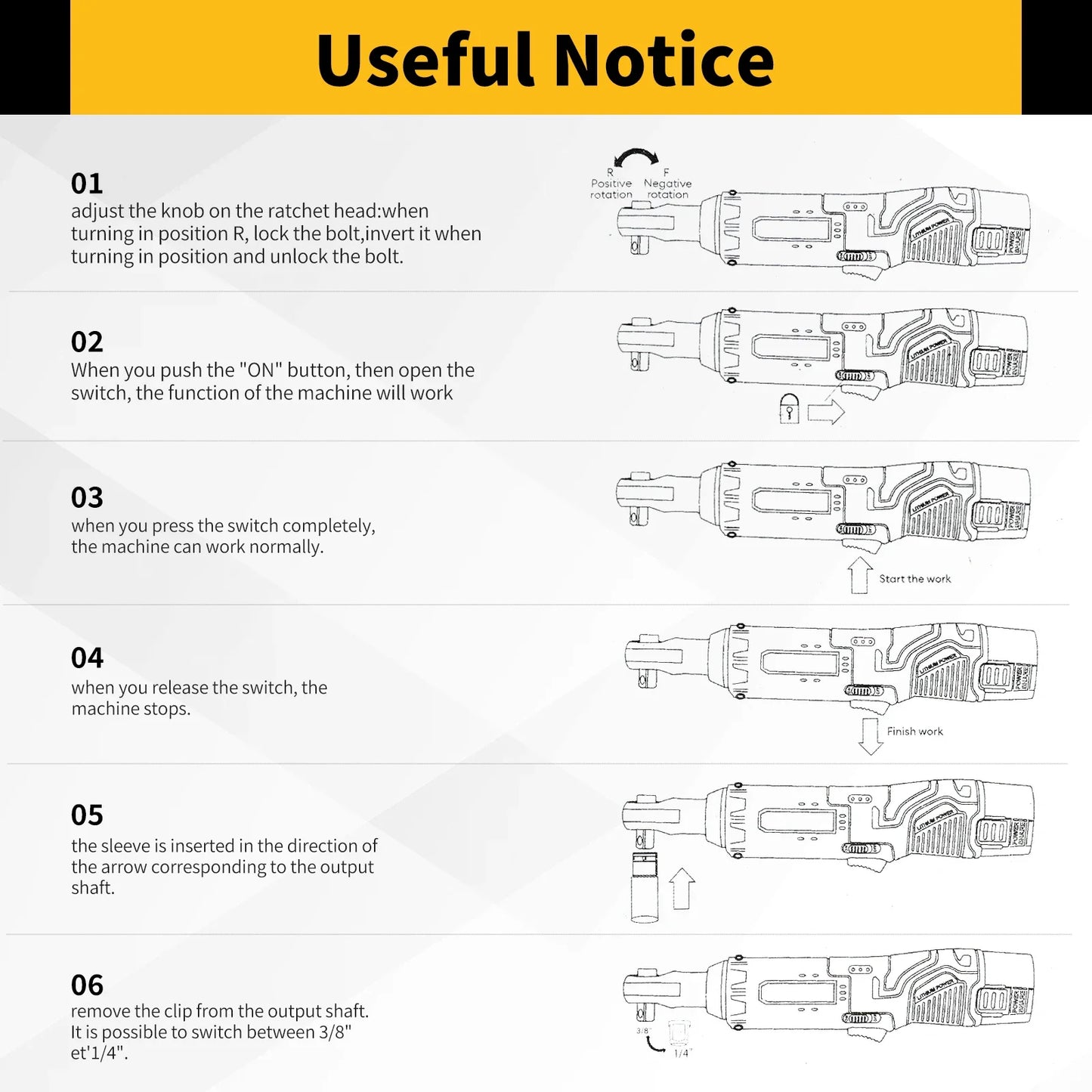 DEWALT DCF513 1/2 Brushless Cordless Ratchet Wrench Variable Speed Rechargeable High Torque Right Angle Fit DEWALT 20V Battery