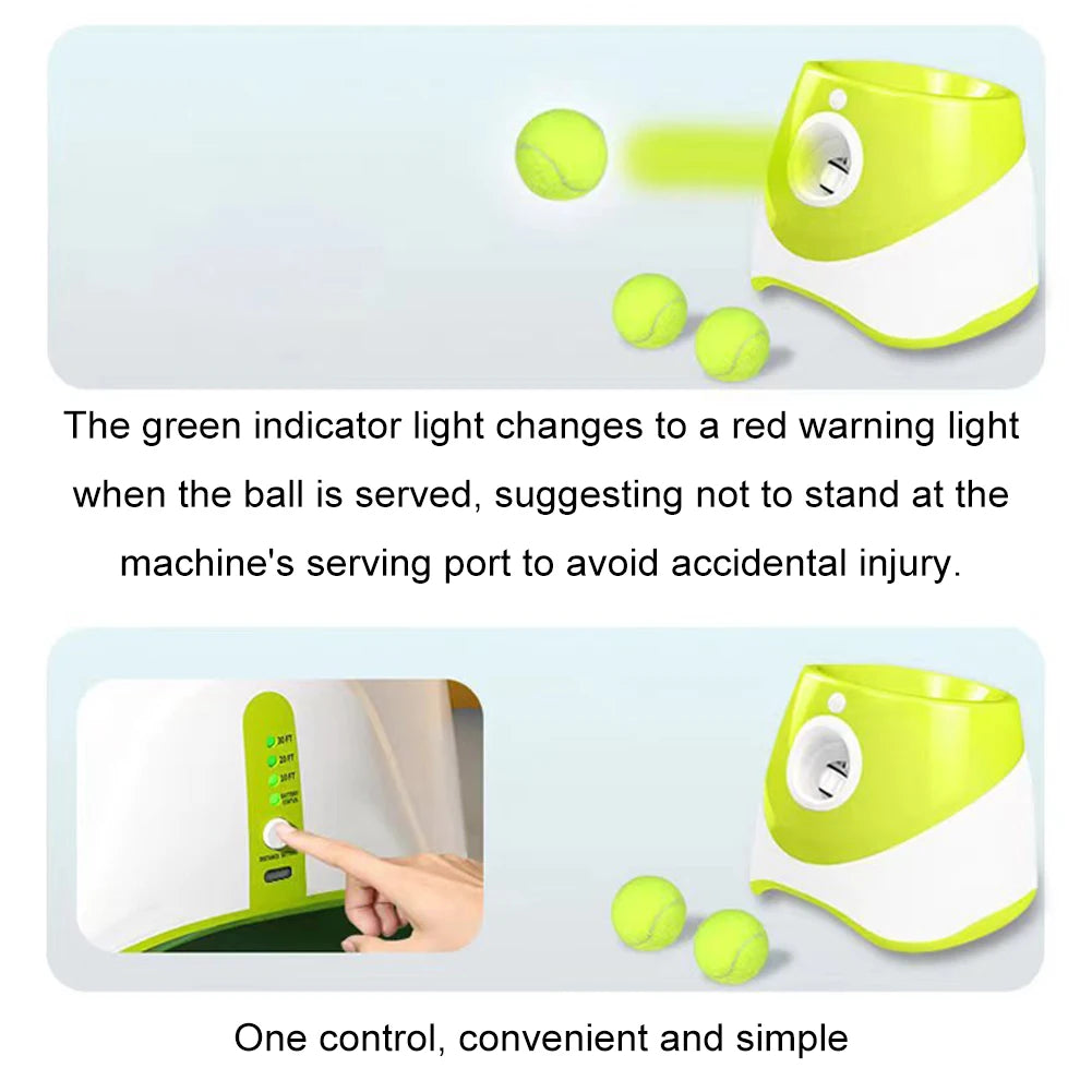 Dog Tennis Launcher Automatic Ball Launcher Catapult Pet Toys