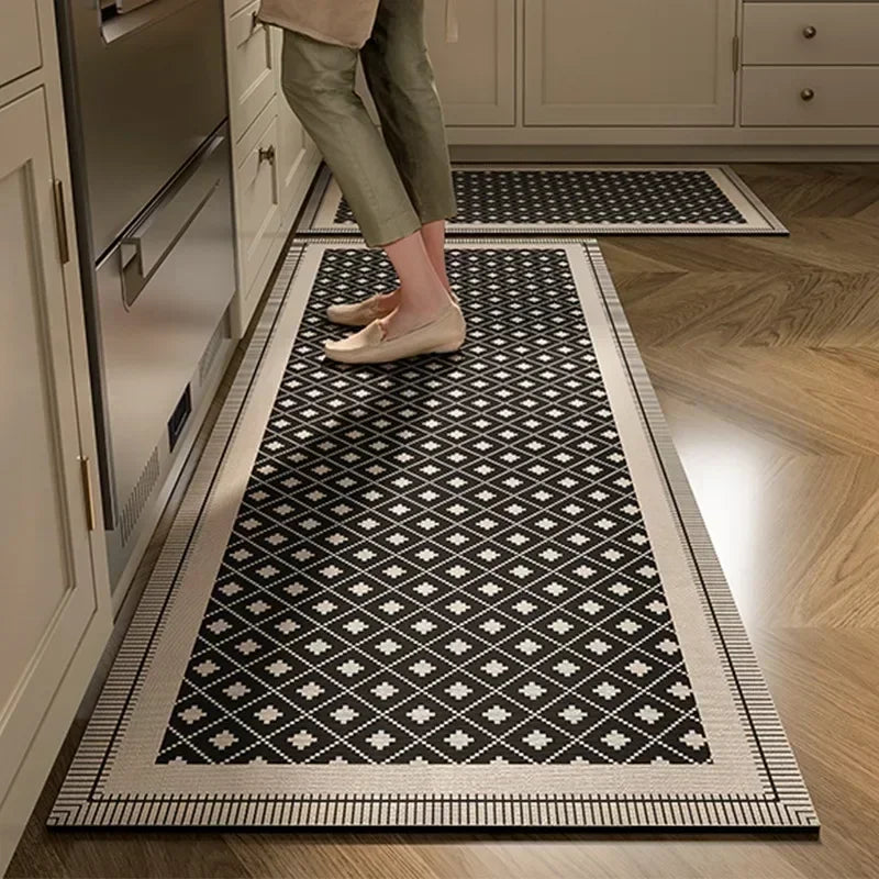 Kitchen Floor Mat Absorbent Non-slip Carpet Diatom Mud Long Foot Mats Minimalist Style Home Decoration Rug for Bathroom 주방 카펫