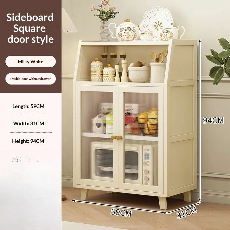 Narrow Living Room Storage Cabinet Multipurpose Sideboard Coffee Station Bar Cabinet Kitchen Pantry Drawer Organizer Furniture