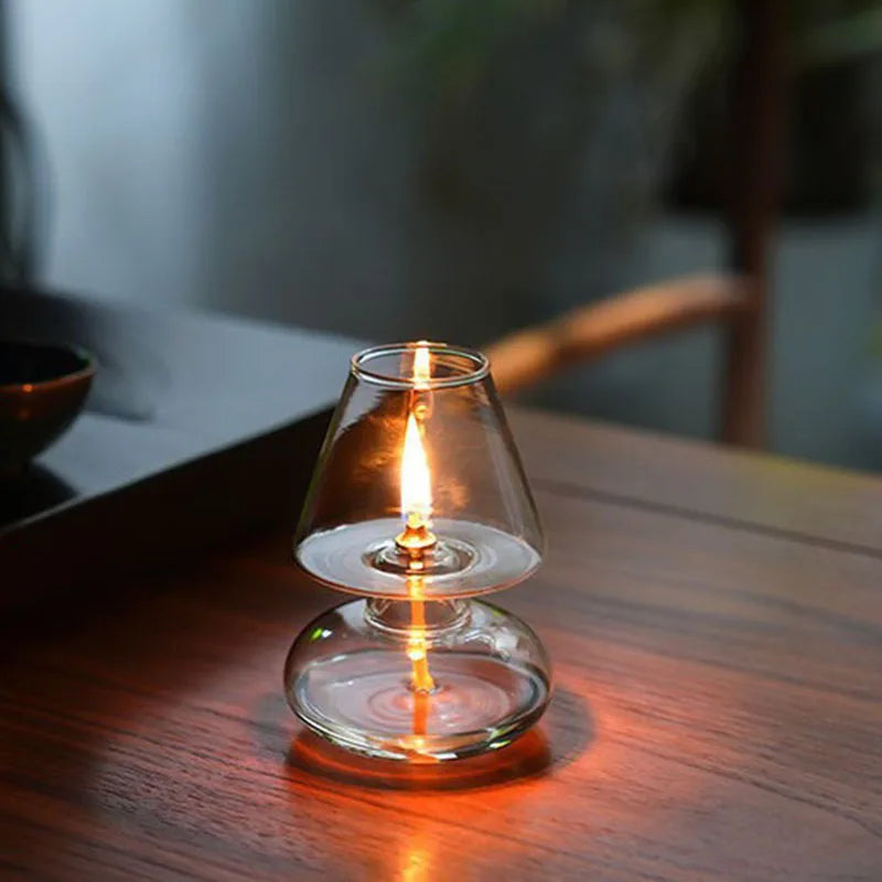 Modern Glass Oil Lamp Wedding Reception Centerpiece Table Decor