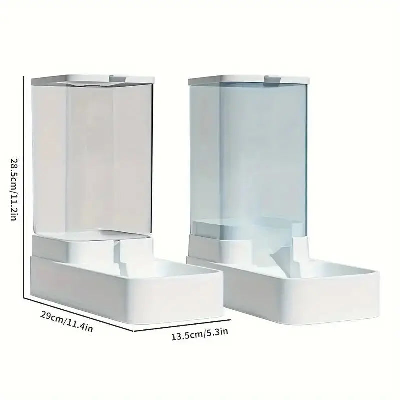 Reliable Gravity Pet Feeder And Water Dispenser Set