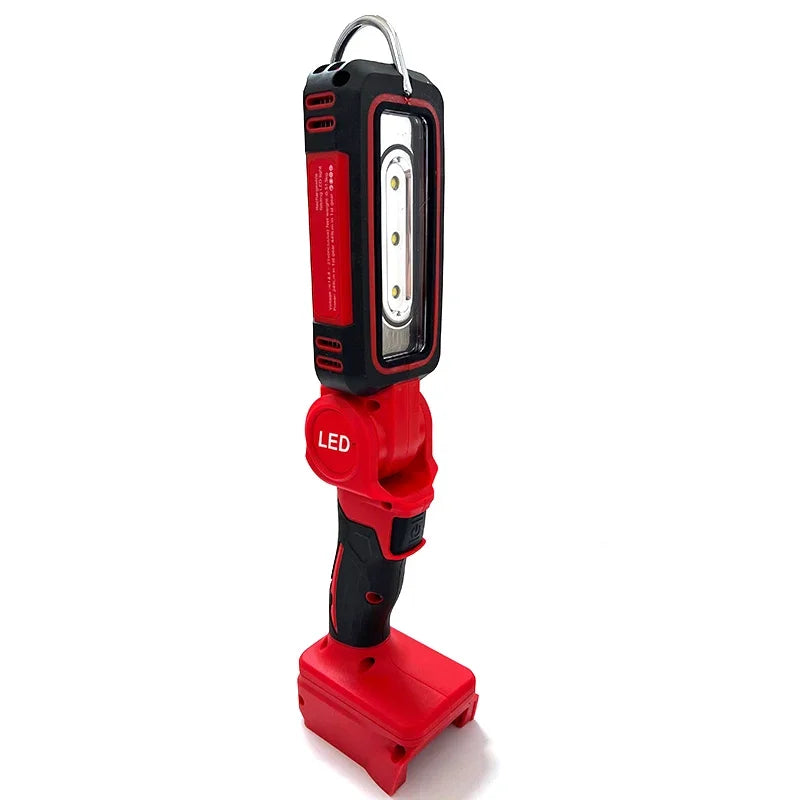LED Work Light Super Bright 90 DegreeClip on Light Lithium Fit Milwaukee Battery 20V M18 Flood Light Outdoor Lighting Camping