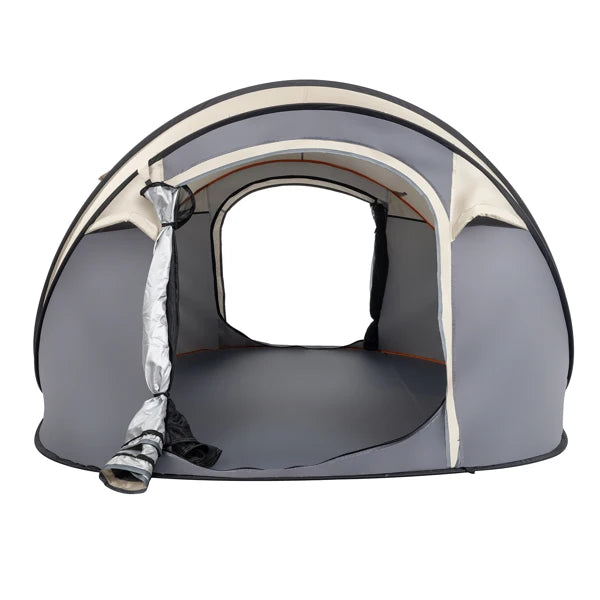 4-Person No-Install Pop Up Tent, Universal for Camping & Fishing