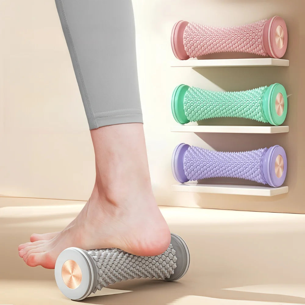 Foot Massager Massage Roller Yoga Massage Ball Plantar Fascia Roller Muscle Relaxation Care Plastic Manual Foot Massager Rollers