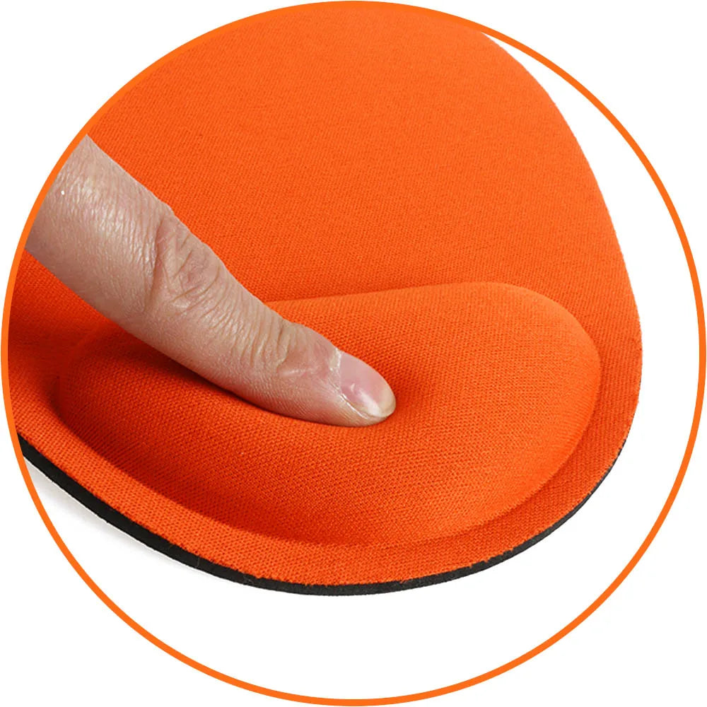 1PC Ergonomic Wrist Rest Mouse Pad Comfortable Wrist Support Non Slip Mice Mat Soft Thicken Mousepad For PC Laptop Computer