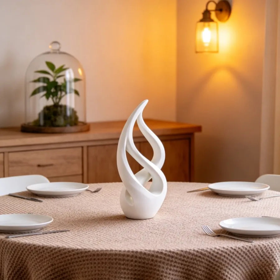 Elegant Abstract Modern Sculpture For Contemporary Home Decor