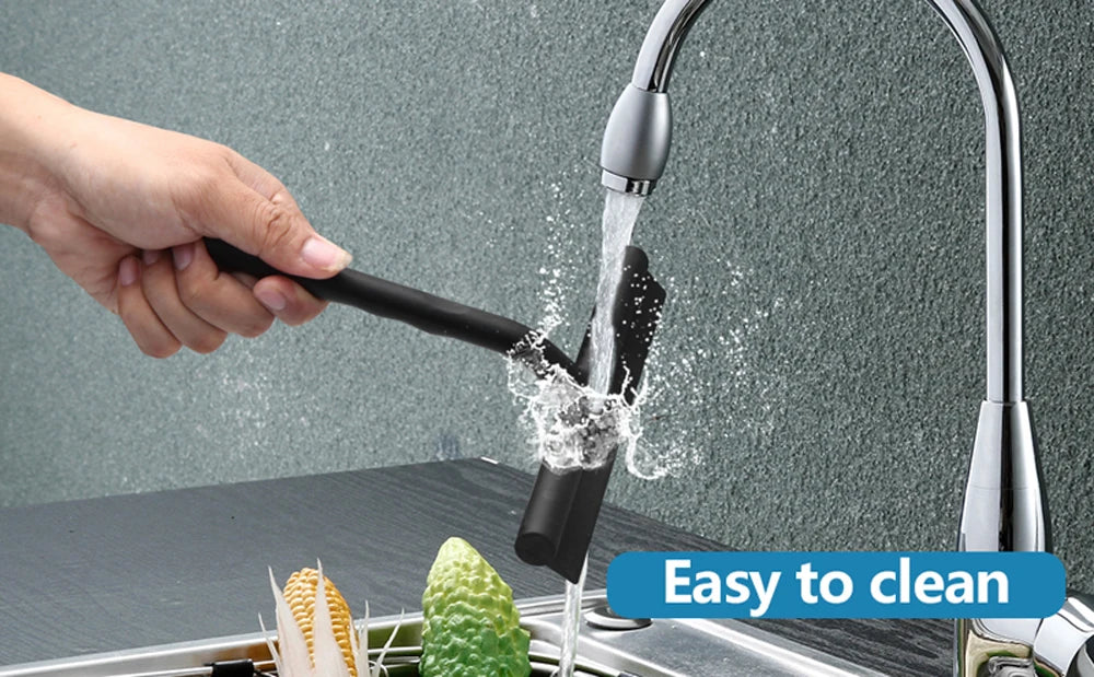 New Shower Squeegee Glass Wiper Scraper Shower Squeegee Cleaner With Silicone Holder Bathroom Mirror Scraper Glass Cleaning