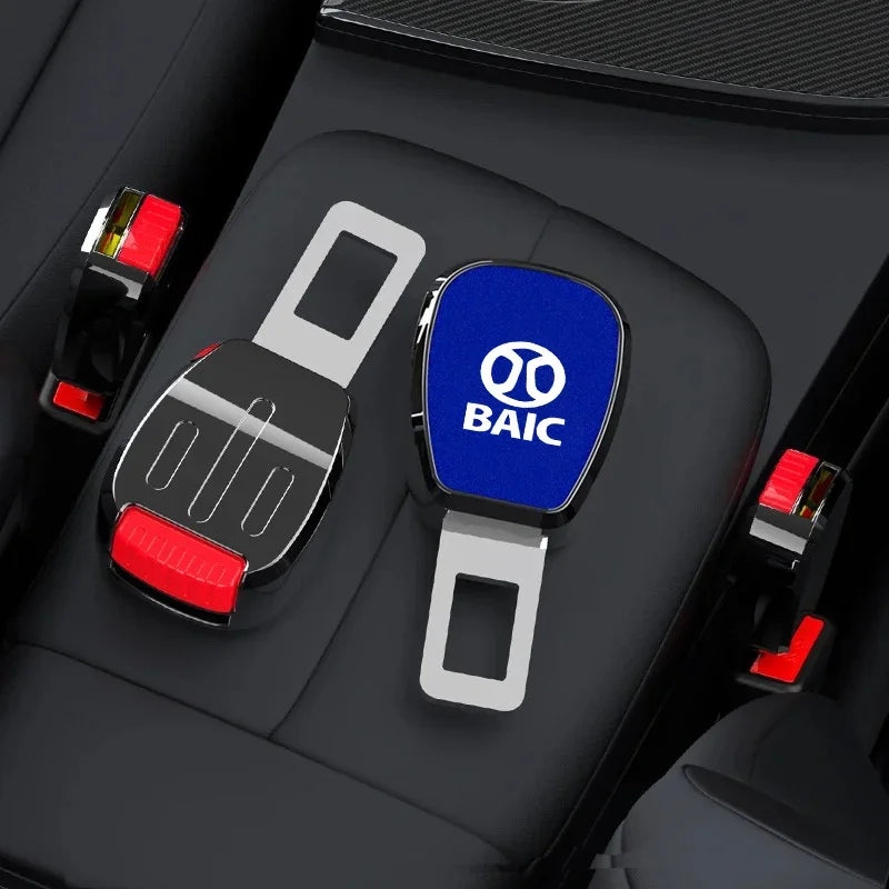 Car Seat Belt Buckle Plug Auto Safety Strap Extension Accessories interior For Baic Senova X25 X35 X55 X65 D50 beijing X7 EX5 U7