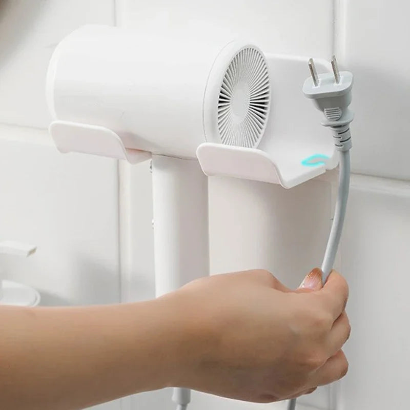 Hair Dryer Holder Wall Dryer Cradle Straightener Stand Hairdryer Organizer Box Toilet Blower Holder Shelf Bathroom Accessories
