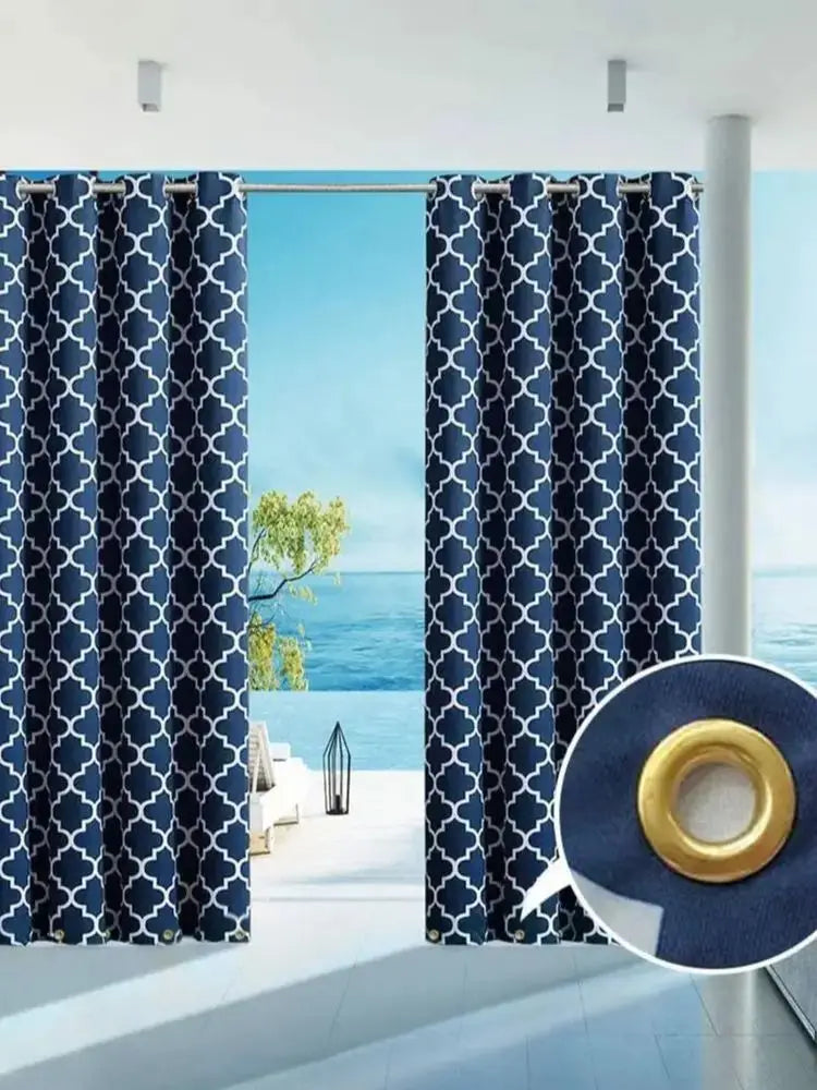 One Panel Outdoor Blackout Curtain For Patio And Balcony