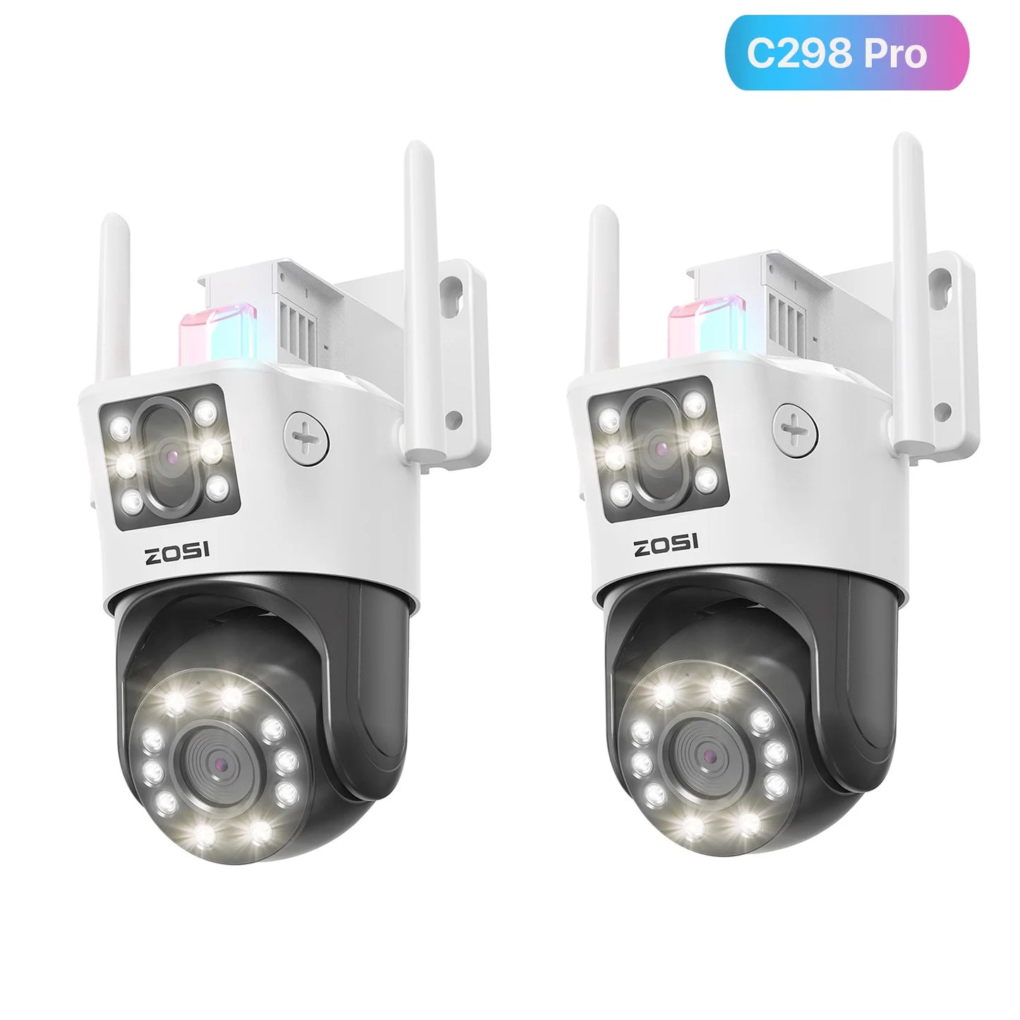 Zosi Ultra 4K Dual Lens PTZ Surveillance Camera Outdoor