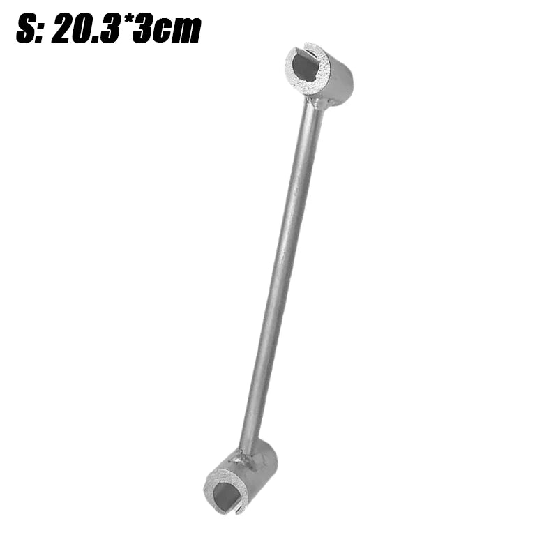 Double Head Hinge Gap Adjusting Wrench for Home Hinge Gaps Repair Hand Tools Steel Door Hinge Repair Spanner Labor-Saving Wrench