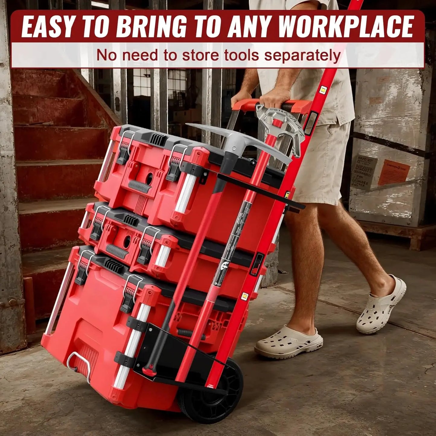 Horizontal Tool Organizer Mount Holder Compatible With Milwaukee Packout Tool Boxes Accessories