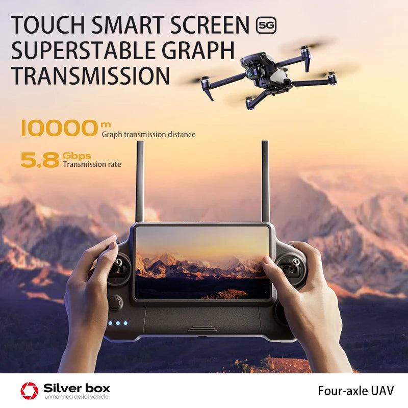 2026 P7 MAX RC GPS Mini Drone 4K 3-Axis Professional Brushless Drone 3-axis Gimbal Digital Transmission Drone With Obstacle Avoidance RC Toy Gifts