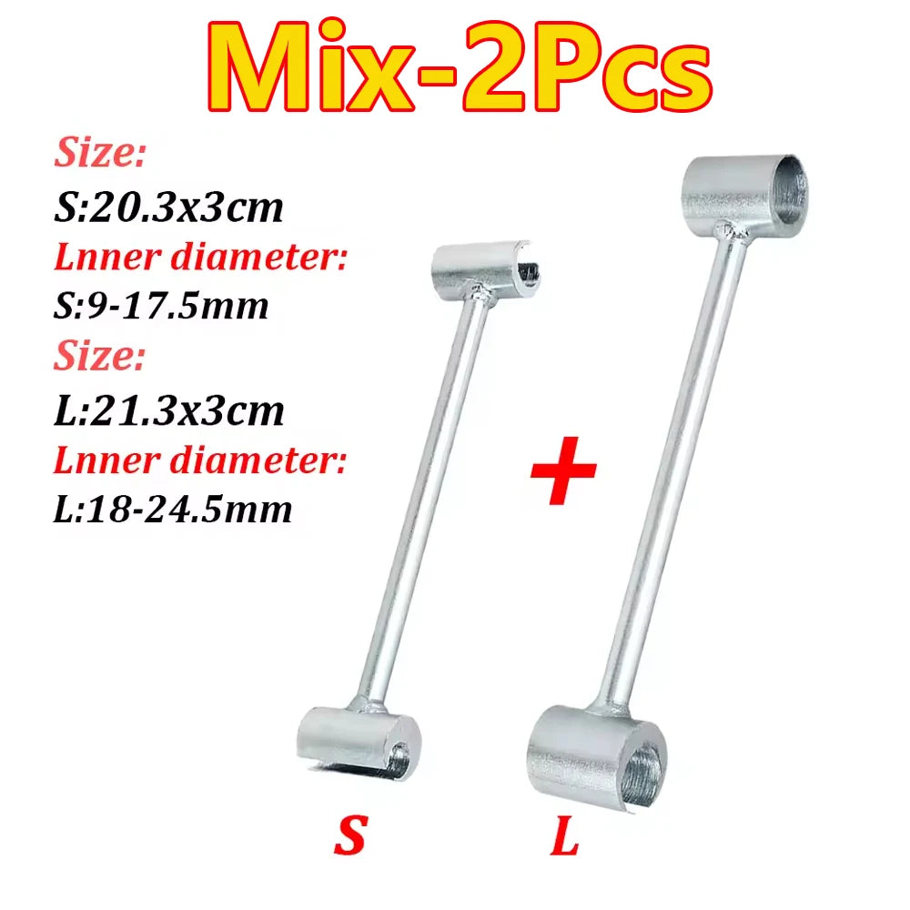1-4Pcs S/L Upgrade Hinge Gaps Adjusting Wrench Double Head Door Hinge Adjustment Tool Kit Flag Round Bolt Repair Wrench Tool ﻿
