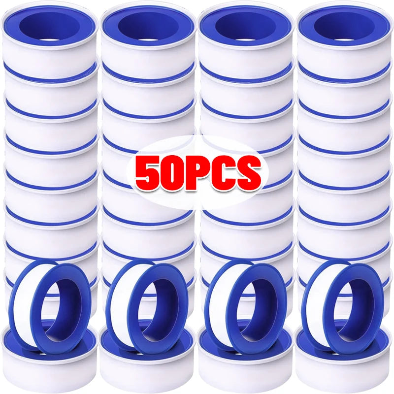 Water Pipe Stop Leaks Sealing Tape Sink Drain Pipe Thread Duct Tapes Plumbing Fitting Repair Tool Waterproof PTFE Sealant Tape