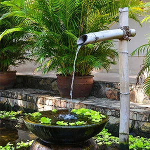 Solar Fountain Pump Panel Powered Water Kits Aquarium Pond Lawn Low Noise Outdoor Bird Bath Garden Decor with 6Nozzles