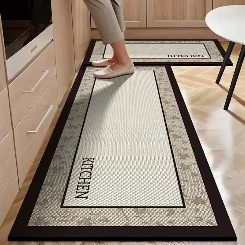 Kitchen Floor Mat Absorbent Non-slip Carpet Diatom Mud Long Foot Mats Minimalist Style Home Decoration Rug for Bathroom 주방 카펫