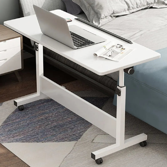 Rolling Desk Adjustable Height Portable Laptop Cart Small