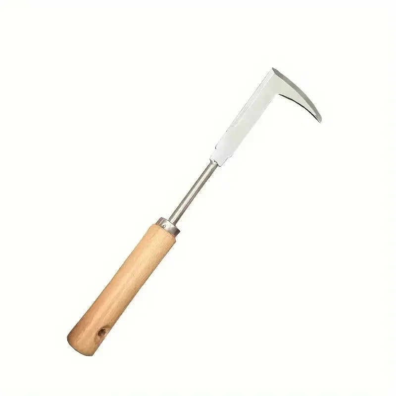 Stainless Steel Gap Weeding Tool L-shaped Garden Weeding Tool Weeding Puller Manual Weeding Tools for Road Cracks and Gardens