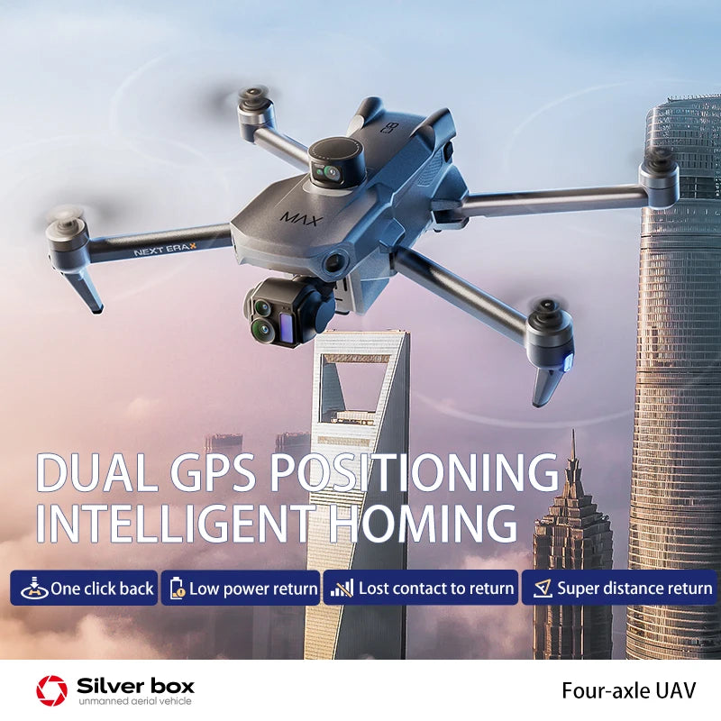 2026 P7 MAX RC GPS Mini Drone 4K 3-Axis Professional Brushless Drone 3-axis Gimbal Digital Transmission Drone With Obstacle Avoidance RC Toy Gifts