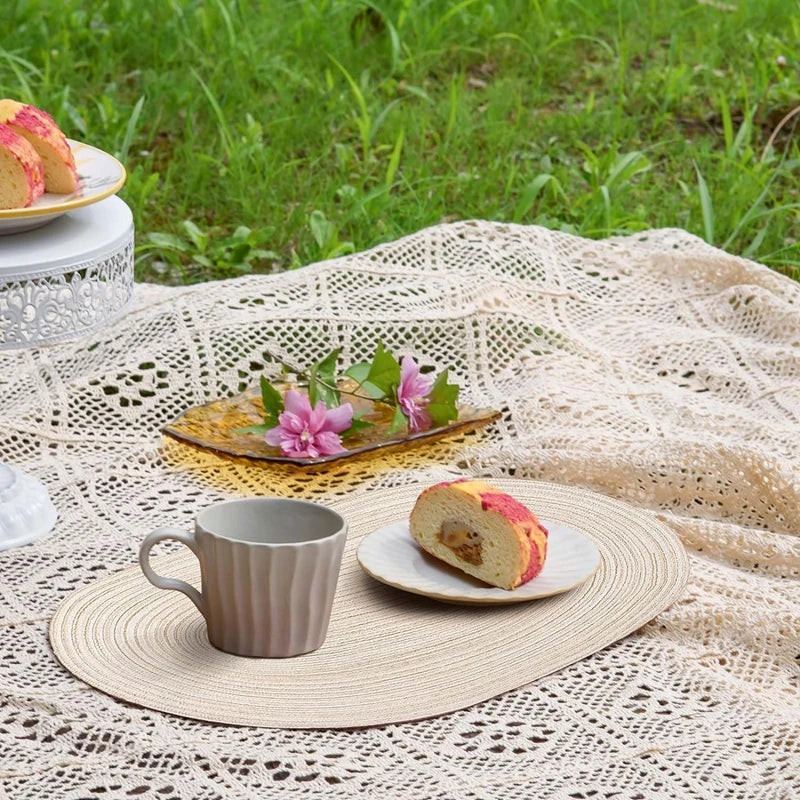 Eco Friendly Braided Placemats For Stylish Dining Tables
