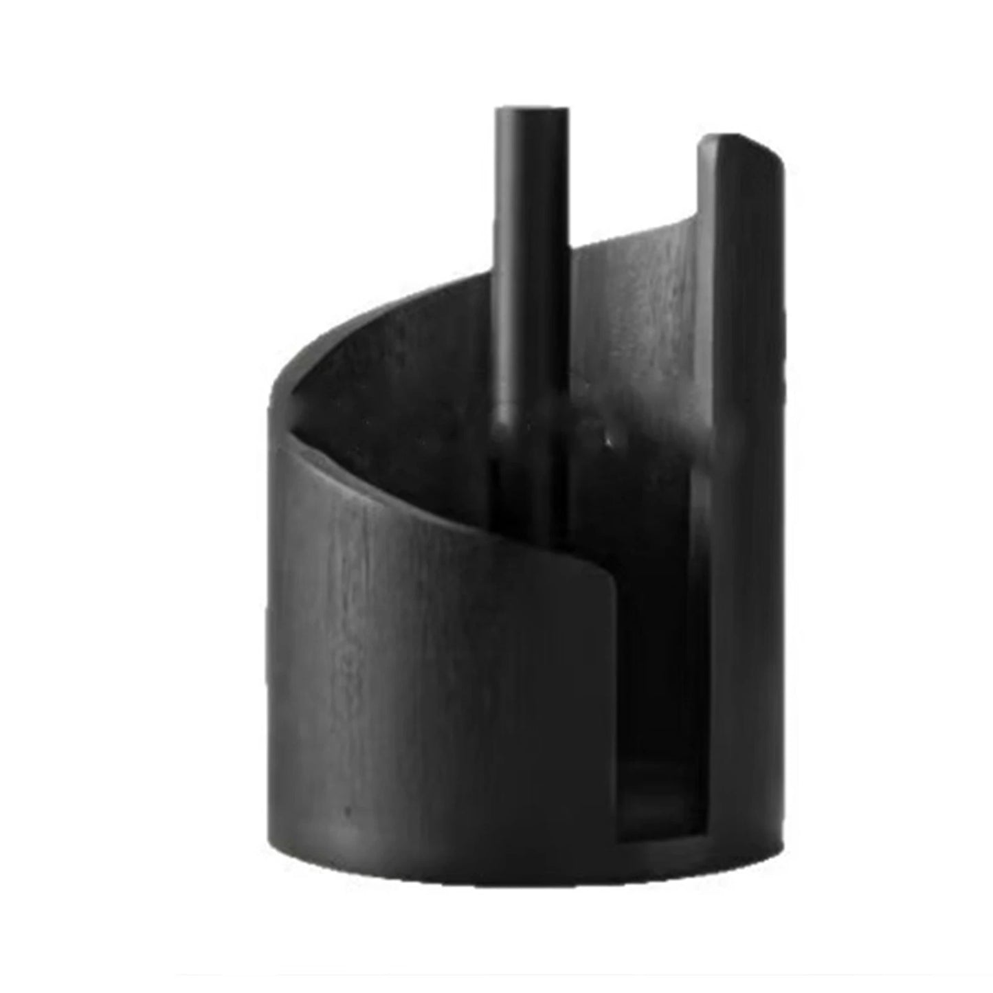 Spiral Wave Wooden Paper Towel Holder Modern Kitchen Countertop Organizer for Bathroom and Kitchen Tissue Dispenser Stand