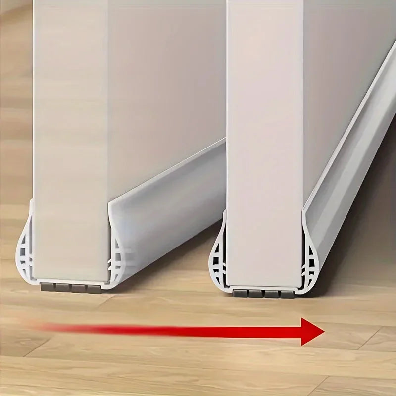 Self-adhesive Door Bottom Sealing Strip Bedroom PVC Draught Soundproof Excluder Insect Prevention Draft Stopper Home Door Seal