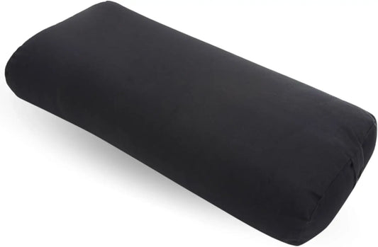 Premium Bolster, Soft & Supportive Meditation Pillow with Carry Handle, Lightweight Cushion for Restorative Yoga & Relaxation (M